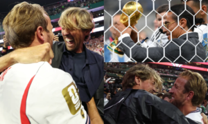 &laquo;Jeg er den jævla nye Salt Bae!&raquo; – Peter Crouch flau av emosjonell Harry Kane-klem som så den engelske eks-spissen gå &laquo;full kit wnker&raquo; etter episk verdenscupseier over Mexico