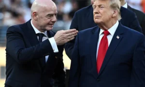 Trump griper kraftig inn for å redde vennen Infantino med en brennende melding