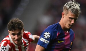 &laquo;Jeg forstår det ikke&raquo; – Dani Olmo reagerer på Julian Alvarez sitt mislykkede overgangstrekk til Barcelona